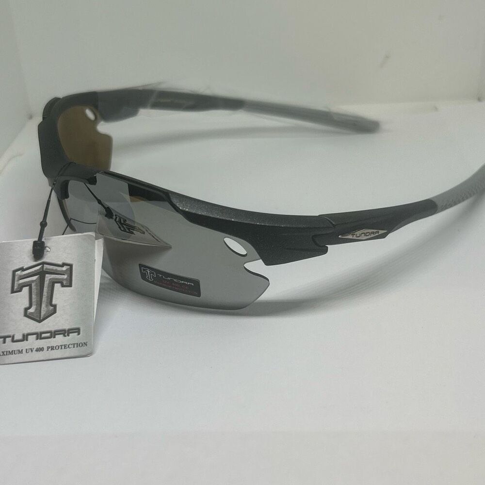 Sport Wrap Semi Rimless Sunglasses Mirrored UV400 Protection Lightweight
